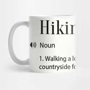 Hiking Definition Mug